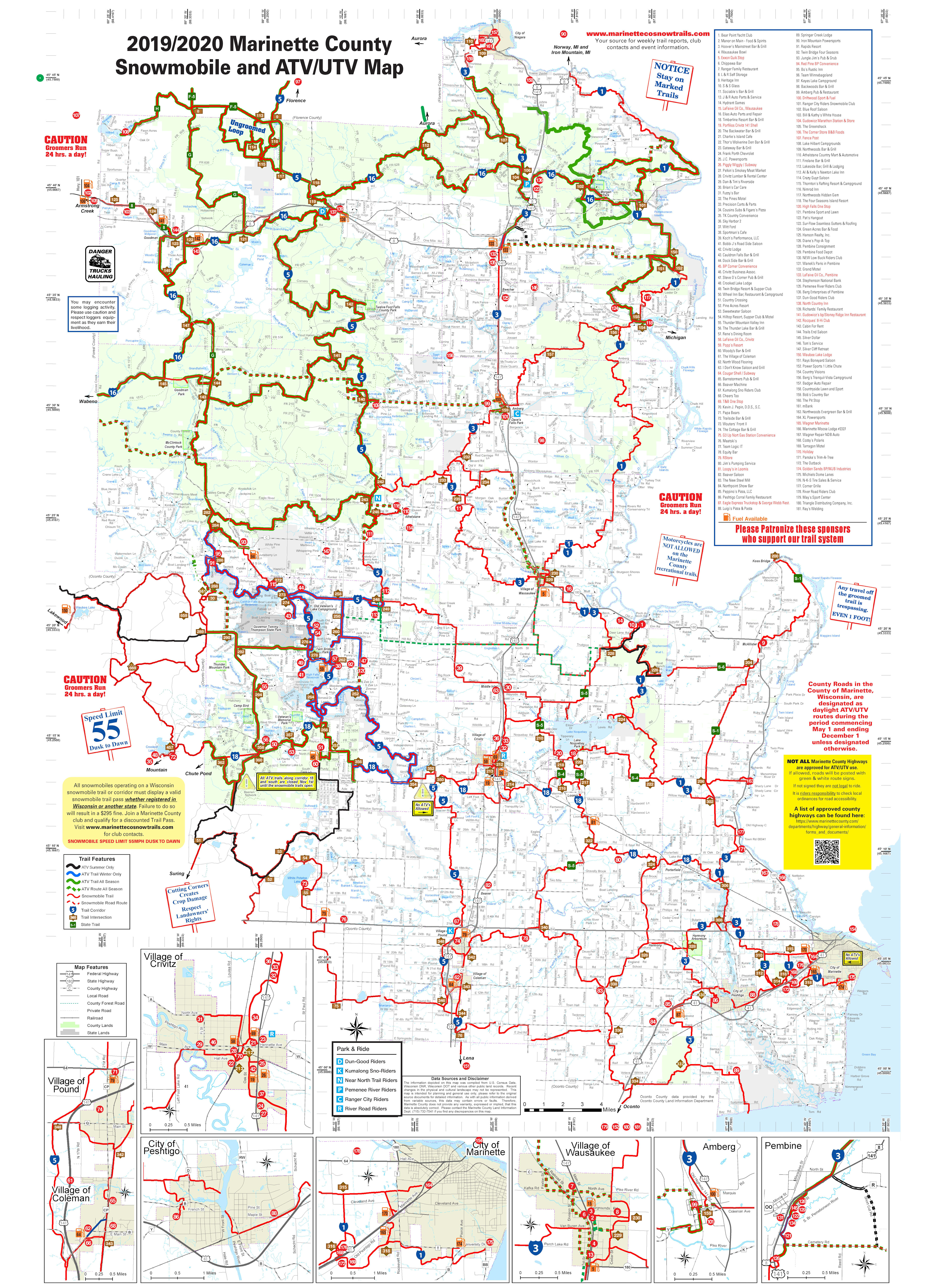 Dunn County Atv Trail Map Trail Map – Dungood Riders Inc.